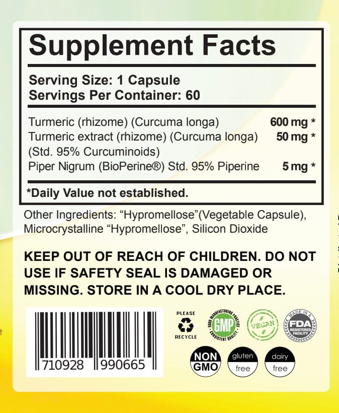 facts turmeric curcumin seven nutrition