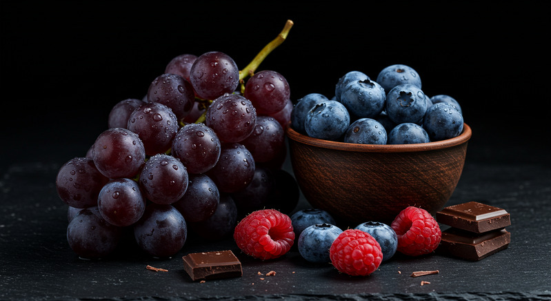 blueberries, and other plants